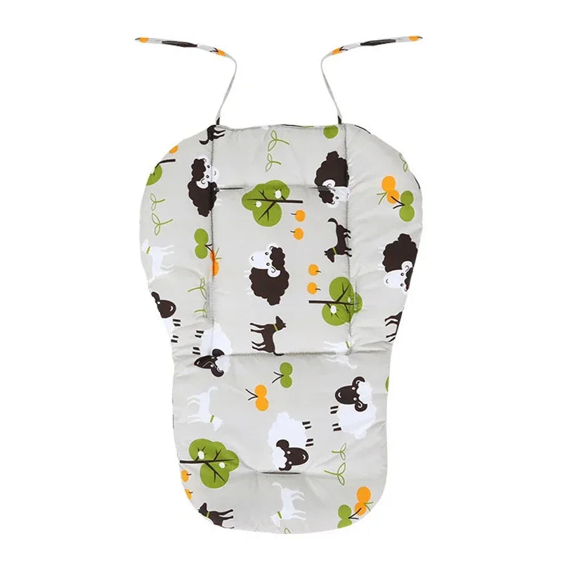 Baby Kids Highchair Cushion Pad Mat Booster Seats Cushion Pad Mat Feeding Chair Cushi on Pad Stroller Cushion Mat Cotton Fabric