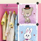 Storage Locker Child Wardrobe for Clothes Girl Cupboard Kids Cabinet Babies Bedroom  Meuble Chambre Enfant Child Room Furniture