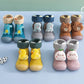 New Children's Cartoon Terry Terry Ears Doll Socks Shoes Soft Sole Indoor Baby Toddler Shoes