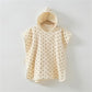 JU64 Baby Hooded Bath Towel for Infant Boy Girl Breathable  Wraps Warm Shower Towel Comfortable Quick-Drying Bathrobe