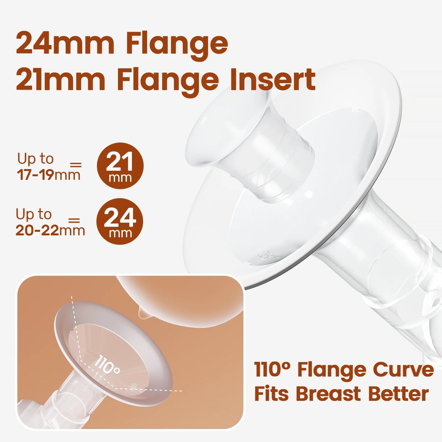 NCVI Rechargeable Electric Breast Pump, 4 Modes & 9 Suction Levels, Ultra-Quiet