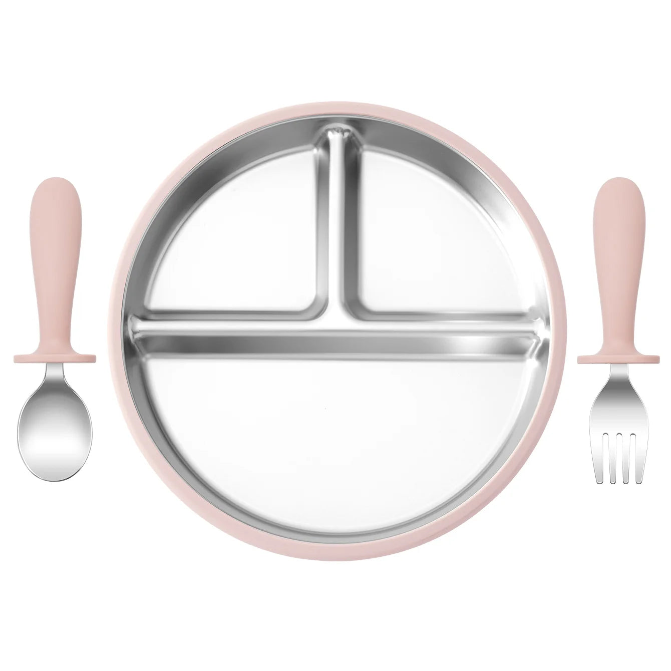 Kids Feeding Essentials – 3PCS Bowl, Spoon & Fork Set