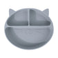 Toddler Feeding Set – Non-Slip Silicone Cartoon Plate & Bowl