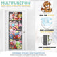 New Stuffed Storage Bag Over The Door Stuff Animals Organizer Hanging Mesh Bags 4 Large Pockets for Baby Plush Toys Kids Storage