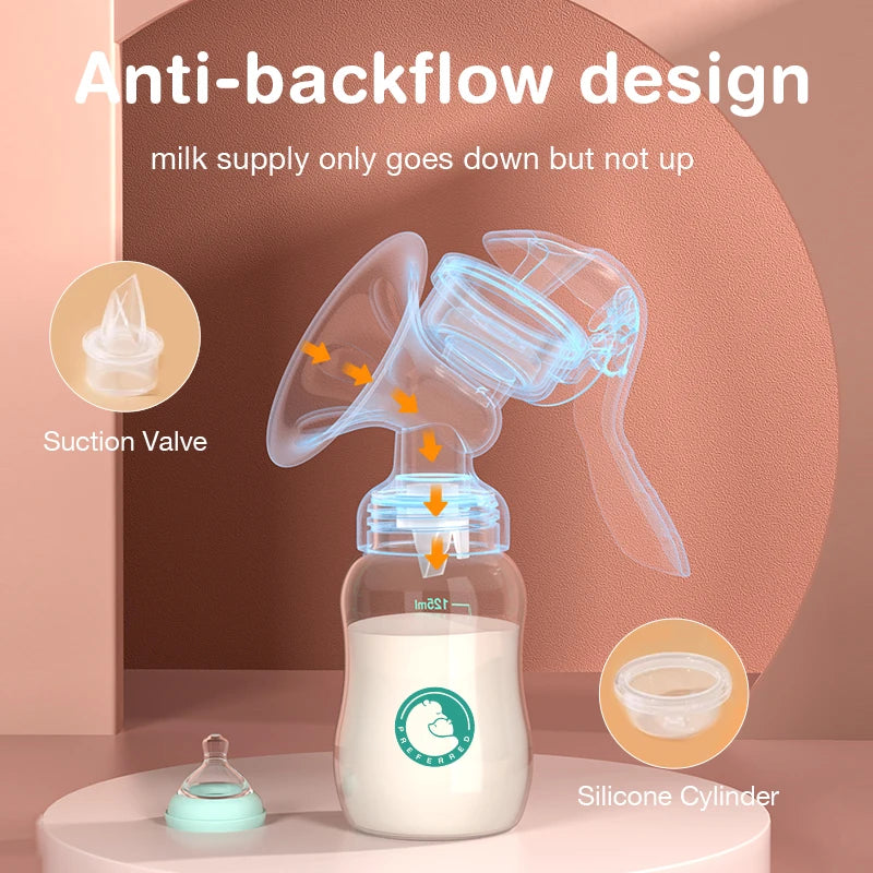 Dr.Isla Breast Pump Baby Nipple Manual Suction Milk Pump
