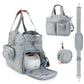 Breast Pump Bag Diaper Bag Tote with Pacifier Case Large Large Capacity  Diaper Tote for Mom and Dad Breast Pump Bag