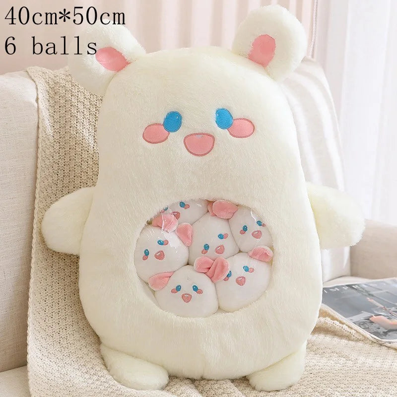 Cute Animal Plush Bag – Mini Stuffed Dolls
