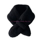 85AE Trendy Children Scarf Solid Color Autumn Winter Knitted Scarf Fashionable Scarf