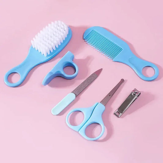 Baby Care Set Safe Comb Grooming Brush Set Nail Clippers Soft Comb Brush Care Combination Hair Nail Trimmer Kit Healthcare Tools
