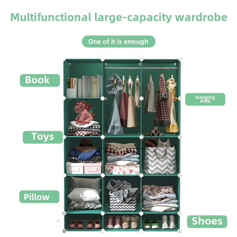 Baby Storage Cabinet Wardrobe Children's Organizer Dresser Montessori Clothes Closet Girl Dresses Girls Sale Price Furniture