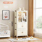 Children's Wardrobe, Bedroom, Home Storage Cabinet, Baby Storage Bin, Toy Clothing Storage Box Plastic Folding Organizer Cabinet