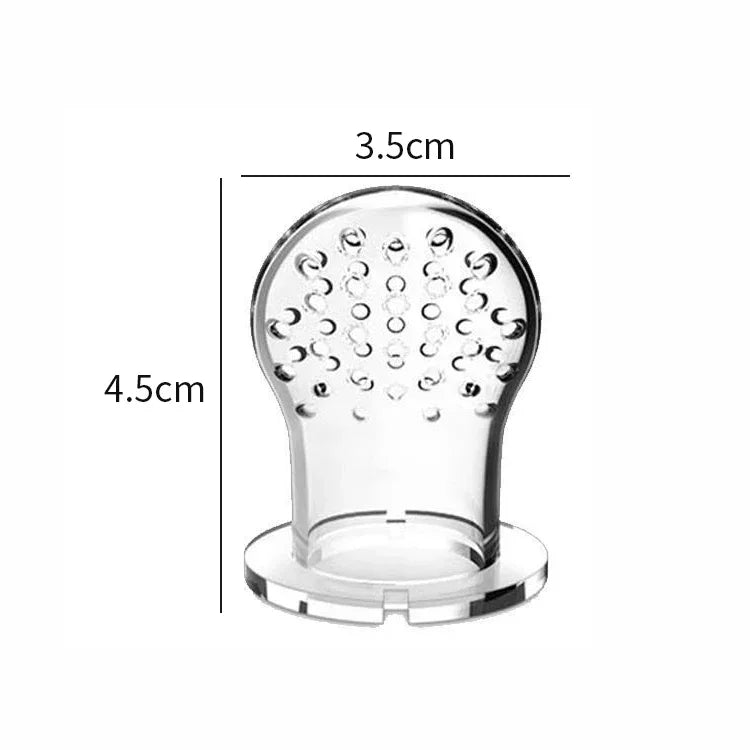 Sucette d'alimentation pour bébé avec tétine à fruits – Sucette de dentition en silicone sans BPA