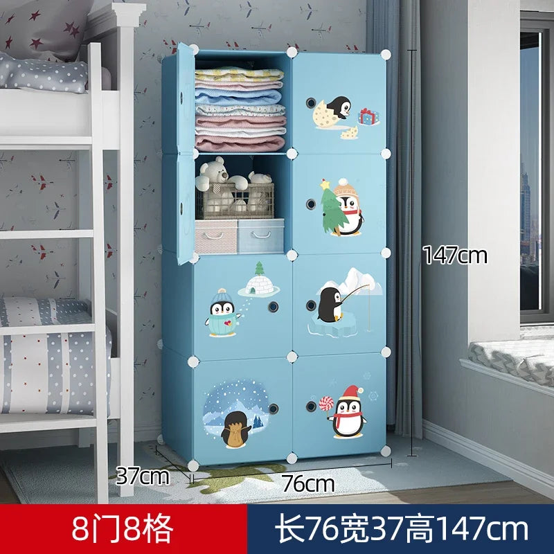 Organizer Baby Cabinets Wardrobe Children's Room Storage Cabinet Cabinets Girl's Drawer Closet Armadio Bimba Baby Furniture