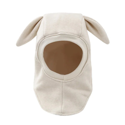 Winter Wool Rabbit-Ear Balaclava – Warm Adjustable Hat for Kids