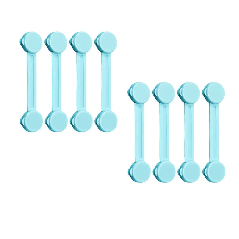 4/8/10Pcs/Lot Child Lock Protection of Children Baby Drawer Anti-opening Cabinet Door Refrigerator Anti-pinch Safety Lock Buckle