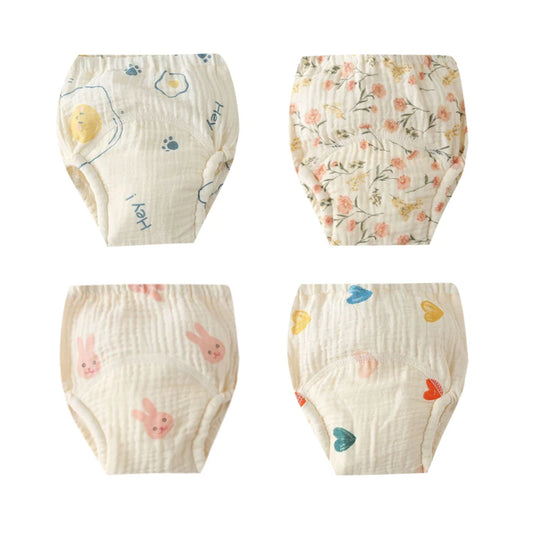 Soft Cotton Gauze Baby Training Pants