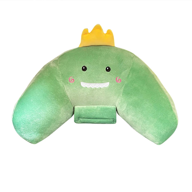 3 in 1 Car Pillow Soft Seat Headrest Pillows For Kids Car Seat Belt Covers Cushion Multi-functional Lumber Cushion Cute Pillows