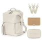 Infant & Baby PU Leather Diaper Bag – Nursing & Travel Friendly