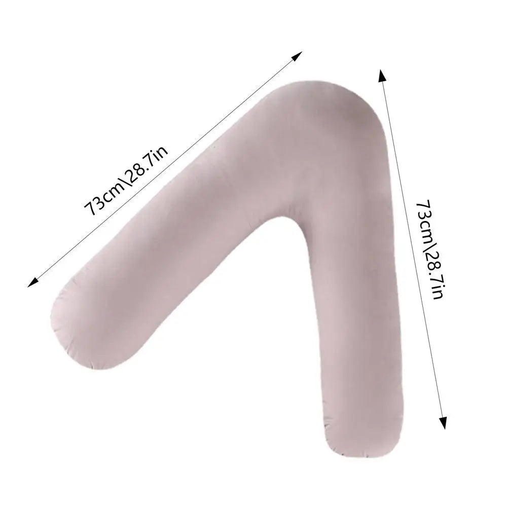V Shaped Maternity Pillows For Sleeping Soft Body Pillow Removable Soft Pillow Nursery Must Haves For Pregnant Mom Essentials