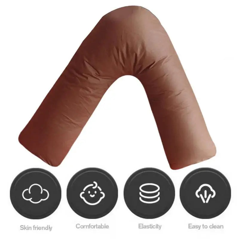 V Shaped Maternity Pillows For Sleeping Soft Body Pillow Removable Soft Pillow Nursery Must Haves For Pregnant Mom Essentials