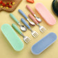 Baby Feeding Essentials – Cute Doll Design Stainless Steel Cutlery