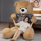Dressed Bear Plush – Bowknot Soft Toy