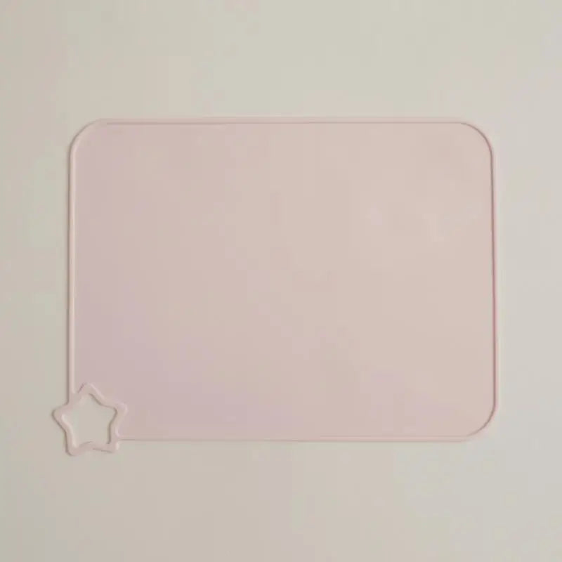 Solid color silicone meal mat, children's food grade silicone meal mat, anti slip and heat-resistant