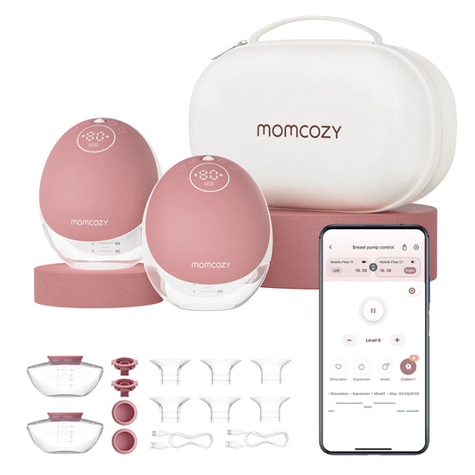 Momcozy M9 Breast Pump Hands Free Upgraded Mobile Flow