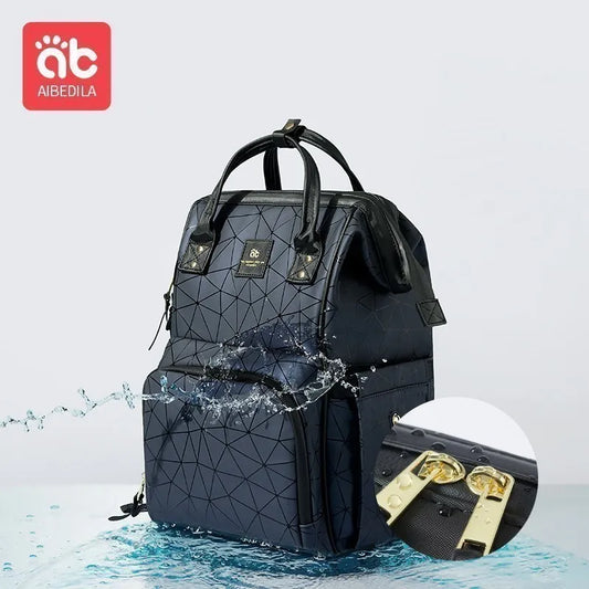 Diaper Backpack – Large Waterproof Mommy Bag with USB