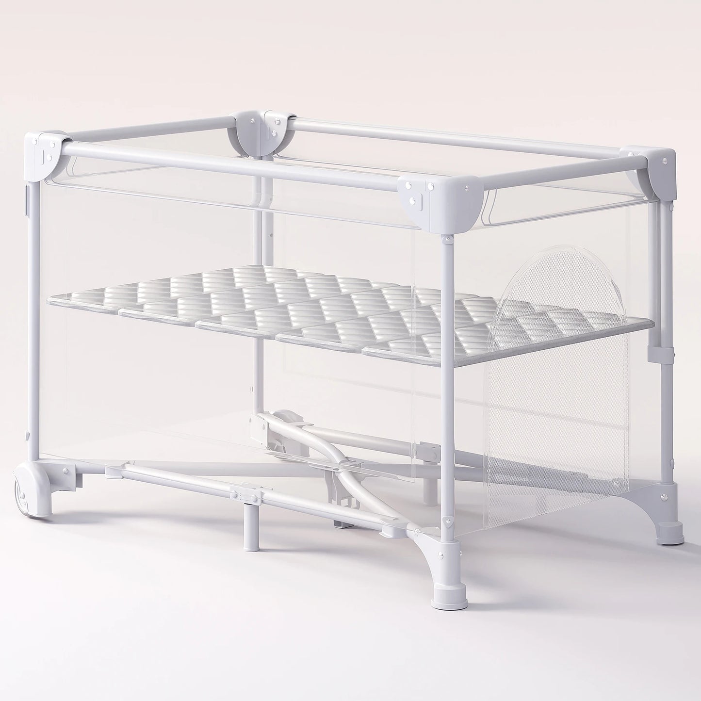 Portable Baby Crib with Diaper Table