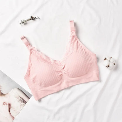 New Arrival breastfeeding bra pregnant women underwear maternity nursing bra lace high quality
