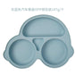 Baby Silicone Suction Plate – Cartoon Smile Face Bowl