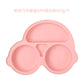 Baby Silicone Suction Plate – Cartoon Smile Face Bowl