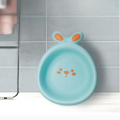 Cartoon Rabbit Washbasin with Thickened Plastic Newborn Tubs Wash the Butt Basin Portable Baby Bath Products Supplies