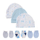 Soft Infant Hat Gloves Set for Newborn Boys and Girls
