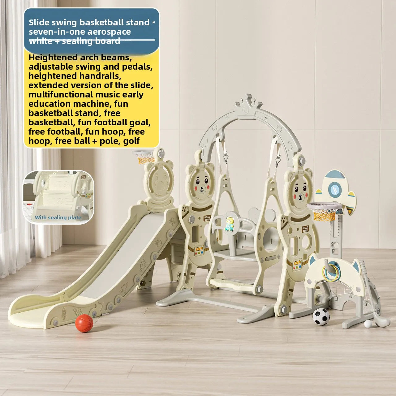 Ensemble de jeu 3 en 1 sûr et non toxique pour tout-petits