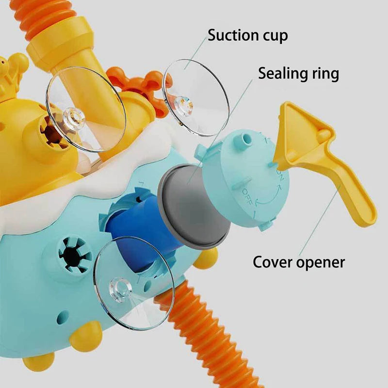 Baby Bath Toy Clouds Duck Model Bathing Cute Swimming Water Game Spraying Shower Bath Bathroom Water Playing Toy For Kids Gift