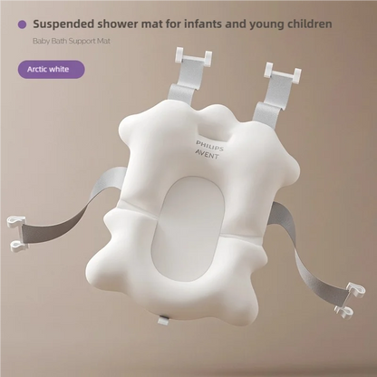 PHILIPS AVENT  Baby Bath Seat Mat Infant Anti-Slip Soft Comfort Body Cushion Foldable Bath TubPad Chair Newborn Bathtub Pillow