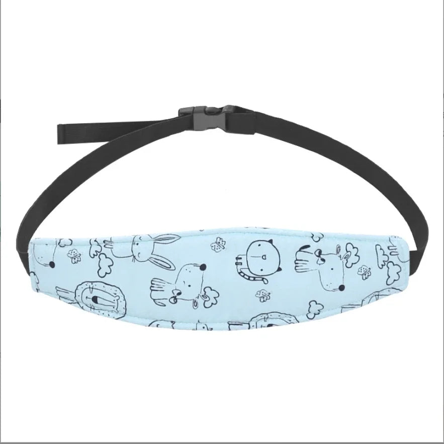 Baby Head Fixation Belt Car Seat Head Support Pushcart Fixation Belt Adjustable Sleep Positioner Baby Safety Pillow