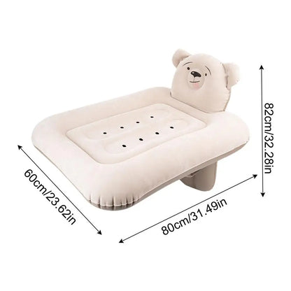 Inflatable Toddler Travel Bed – Portable Sleeping Pad for Car & Airplane