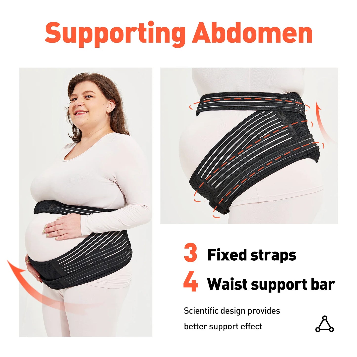 Maternity Belt, Pregnancy Belly Band Waist Abdominal Back Belly Band Support Bracee