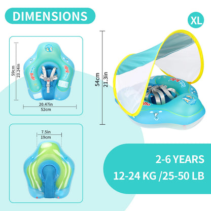 Infant Swimming Float – Upgraded Swimbobo Swim Circle for Kids
