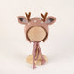 Cute Reindeer Wool Felt Bonnet for Newborn Baby Photo Shoot