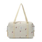 Cotton Diaper Bag – Embroidered Floral Maternity Shoulder Tote
