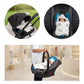 Newborn Baby Blanket With Windproof Hooded In Infant Car Seat Warm For Newborn Hospital Discharge Grey Elephant 0-6 Months