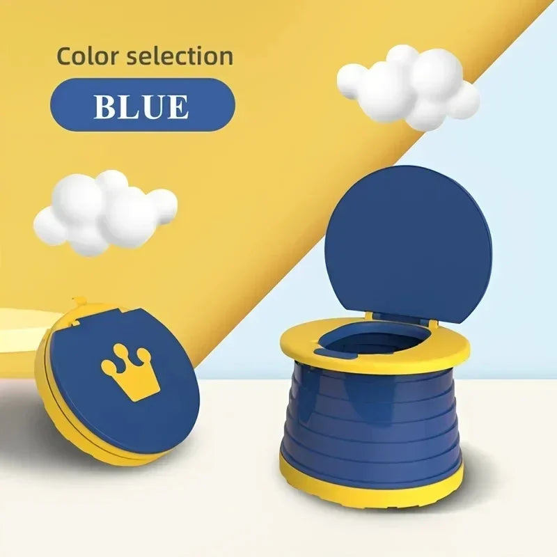 2-in-1 Folding Travel Potty – Portable Toilet Seat for Kids & Camping