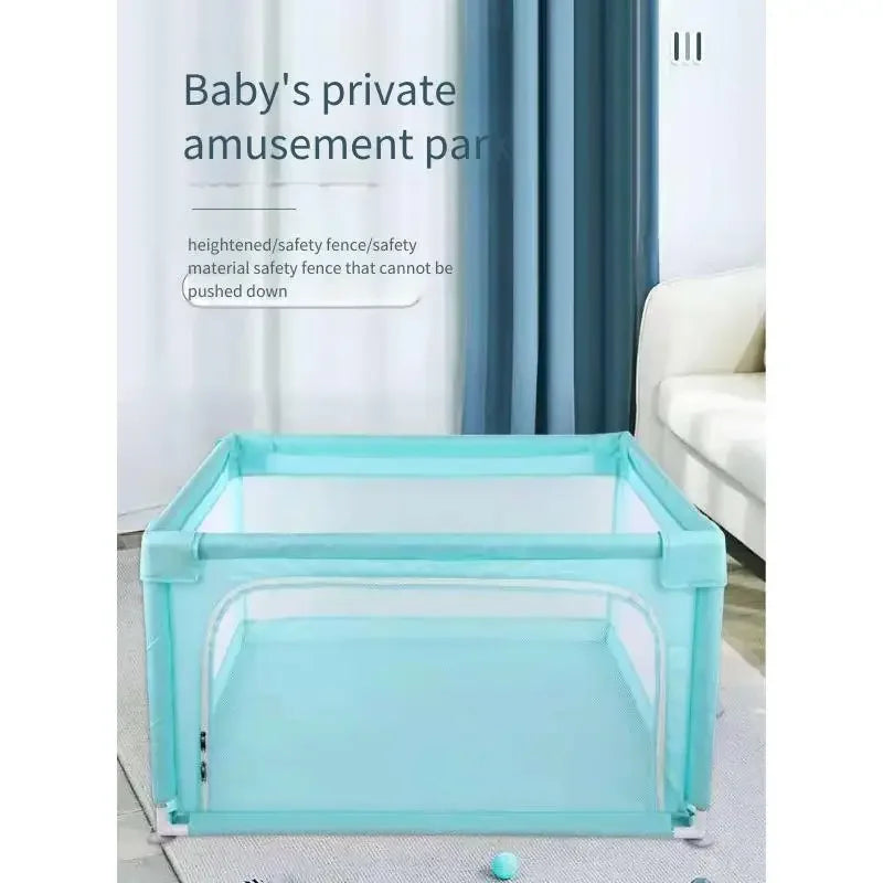 Parc pour bébé avec porte – Aire de jeux sécurisée pour l'intérieur et l'extérieur des tout-petits