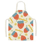 Cute little dinosaur bear rabbit pattern apron home linen children's cleaning apron kitchen cooking baking bib
