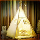 1.6M Kids Teepee Tent – Indoor Portable Princess Playhouse