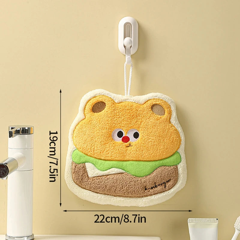 Hand Towels Wet Wipes Towel Bread Cheese Hanging Towel Bathing Towel Kitchen Handkerchief Absorbent Wipe Cloth toallas de mano